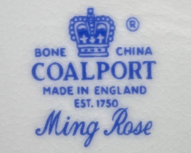 Coalport Ming Rose Dinner Plate 10 7/8" Crazed1