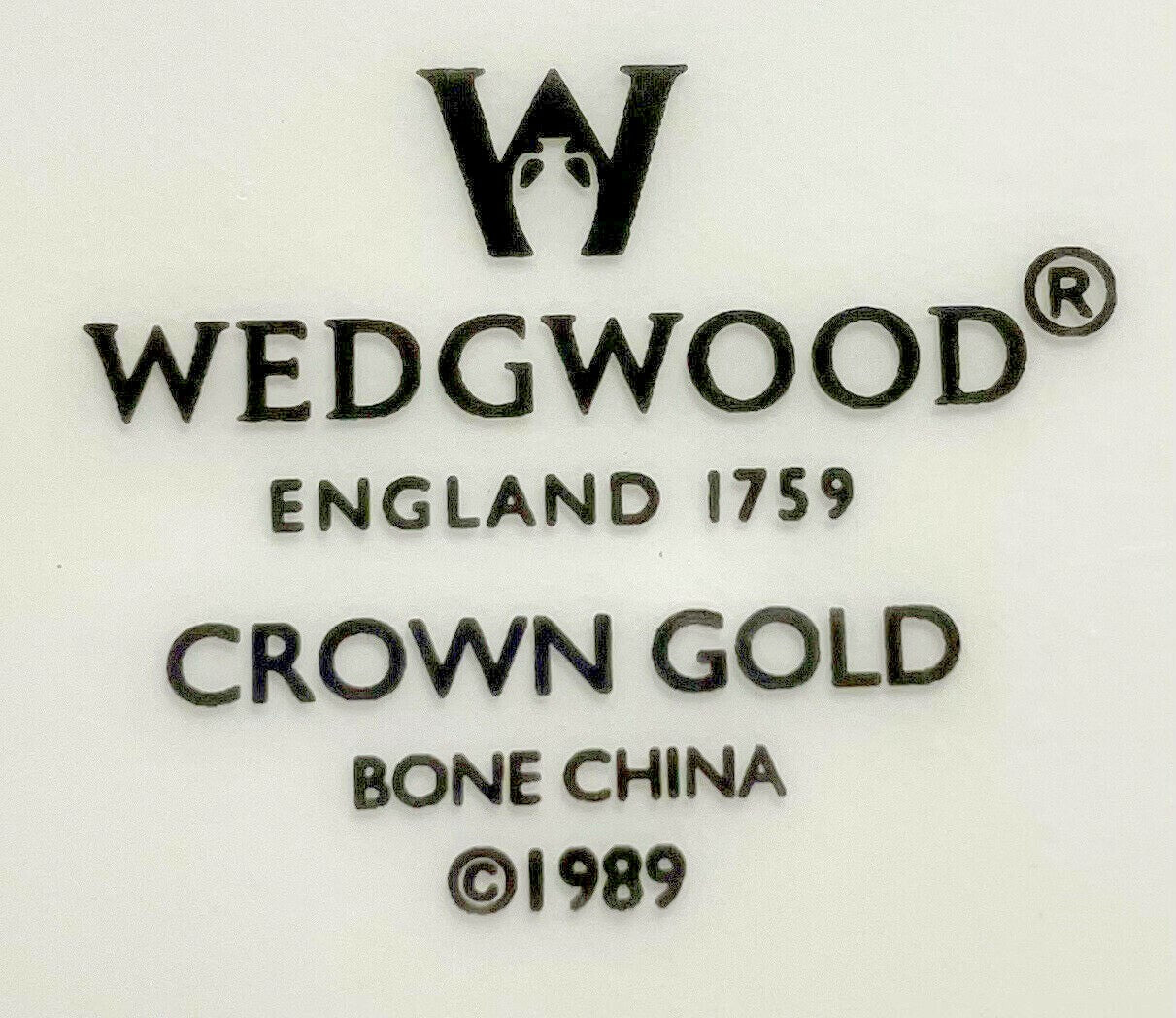 Wedgwood Crown Gold Lid For Round Vegetable Bowl 7 3/4"2