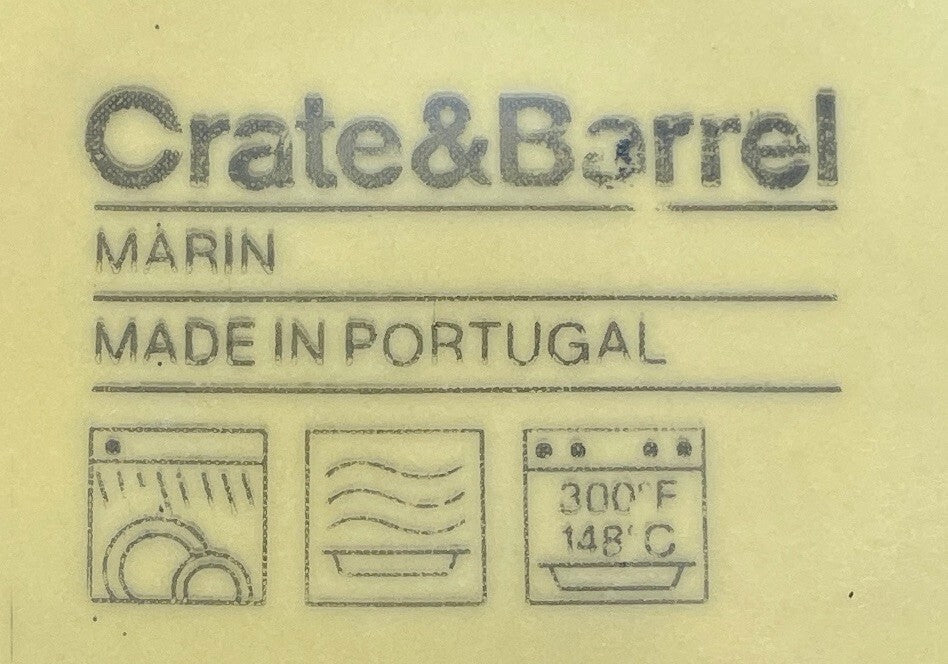 Crate & Barrel Marin Yellow Soup Cereal Bowl 6"1