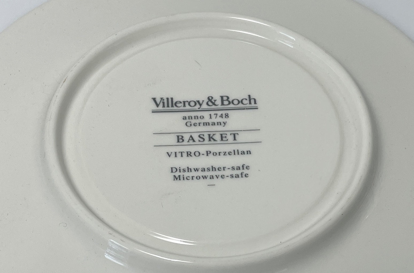 Villeroy & Boch Basket Cup and Saucer Set 3"2