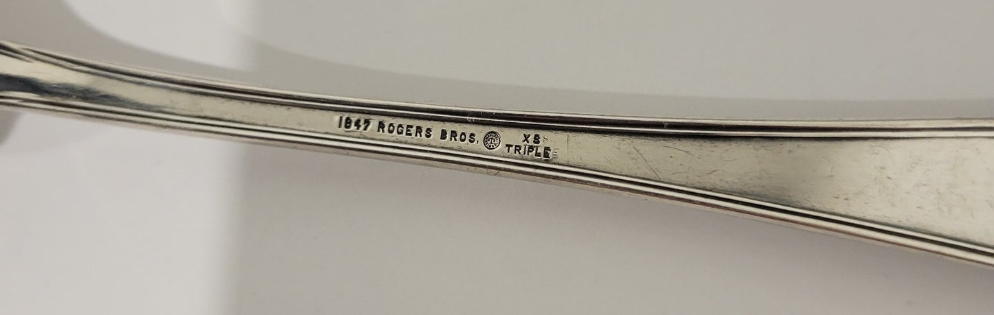 International Rodgers Cromwell Cold Meat Fork Butter Knife Flatware Silverplate2