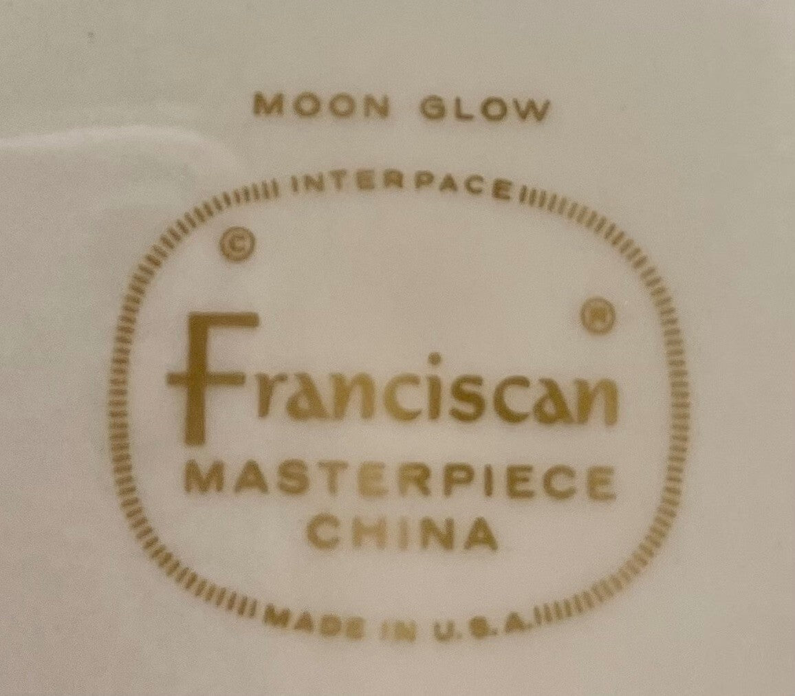 Franciscan Moon Glow Rim Soup Bowl 8 3/8"2