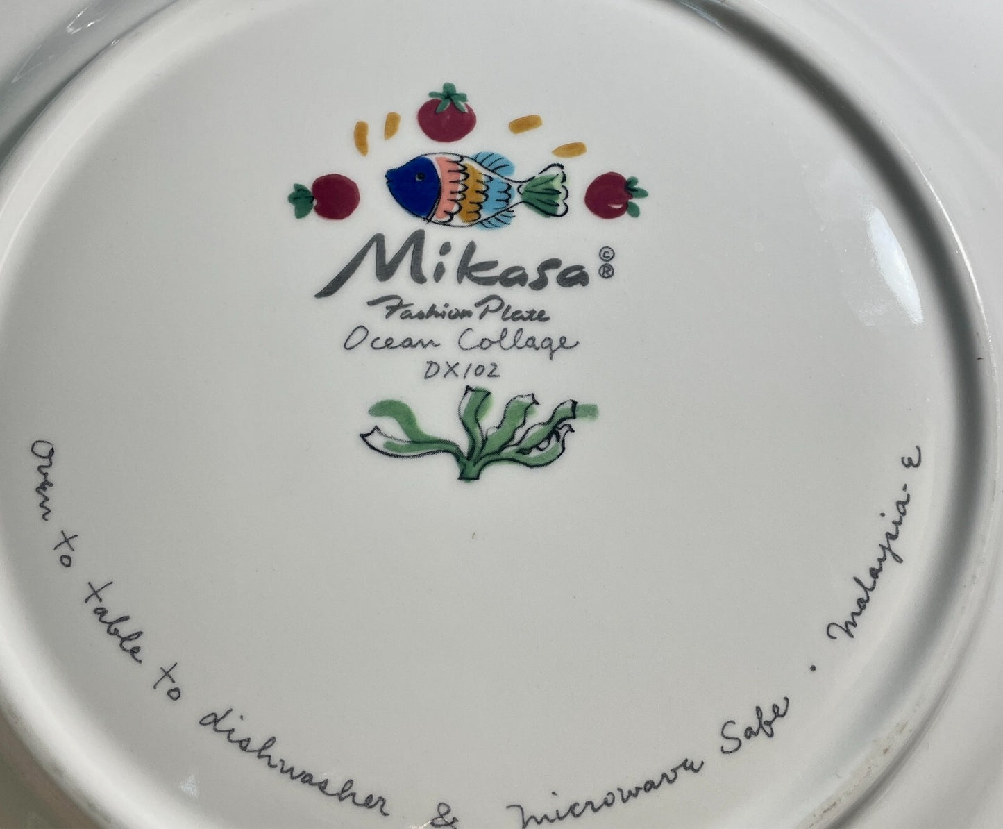 Mikasa Ocean Collage Dinner Plate 10 7/8"1