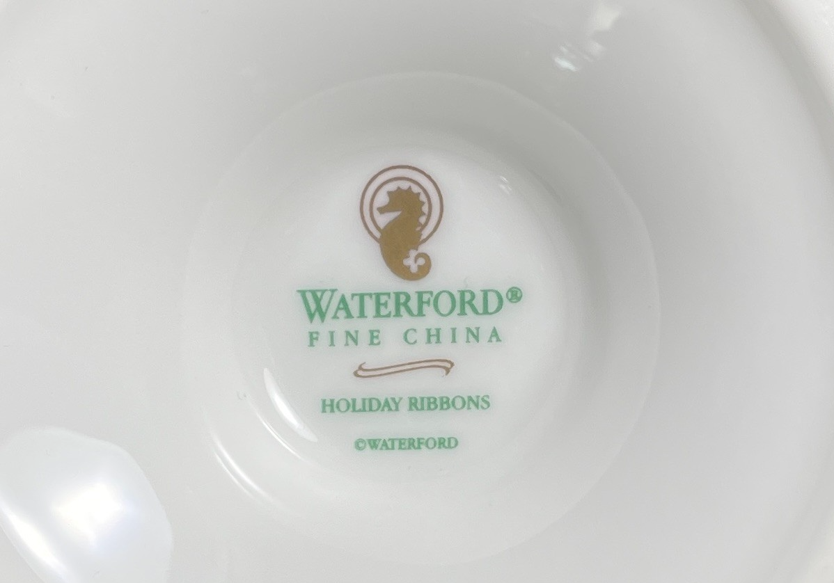 Waterford Holiday Ribbons Bread and Butter Plate 6"1