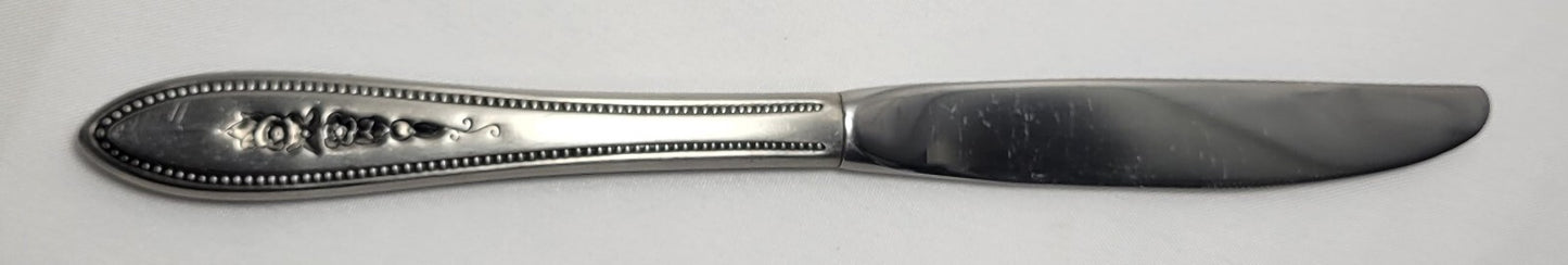 International Silver Brocade Stainless Knife Modern Hollow 9"1