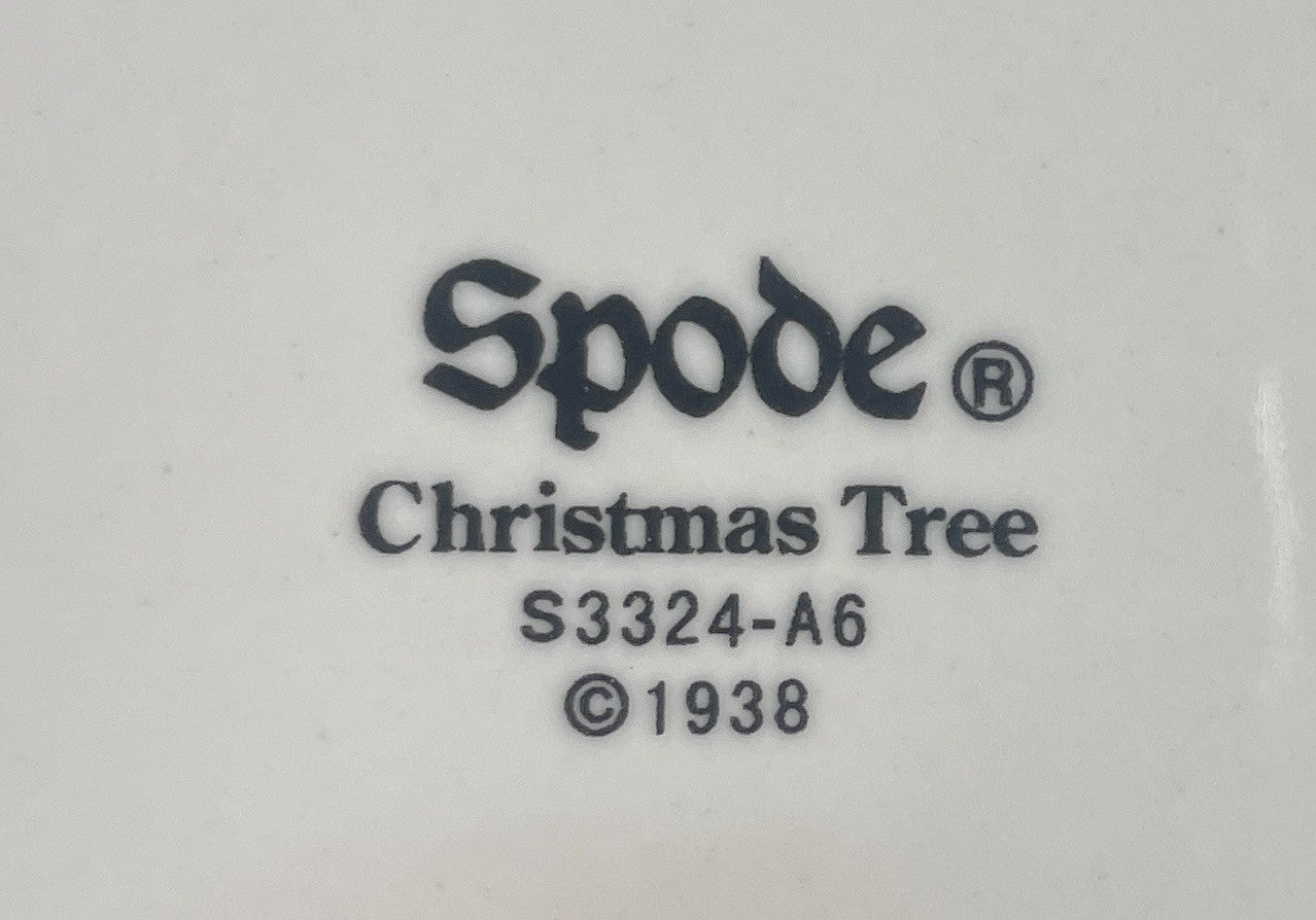 Spode Christmas Tree Individual Teapot & Lid with Cup 6 3/4"4