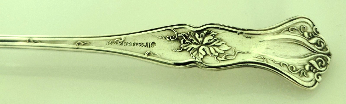 International Silver Vintage 1904 Olive Spoon 8 1/2" Silverplate2