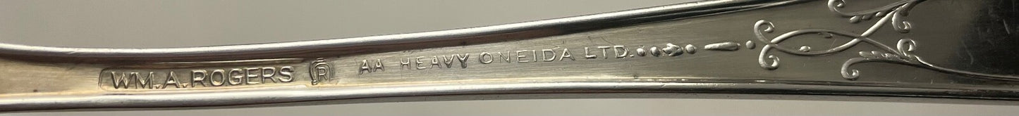 Oneida Debutante Grandeur Princess Silverplate Gumbo Soup Spoon Pack Of 6 PCS2