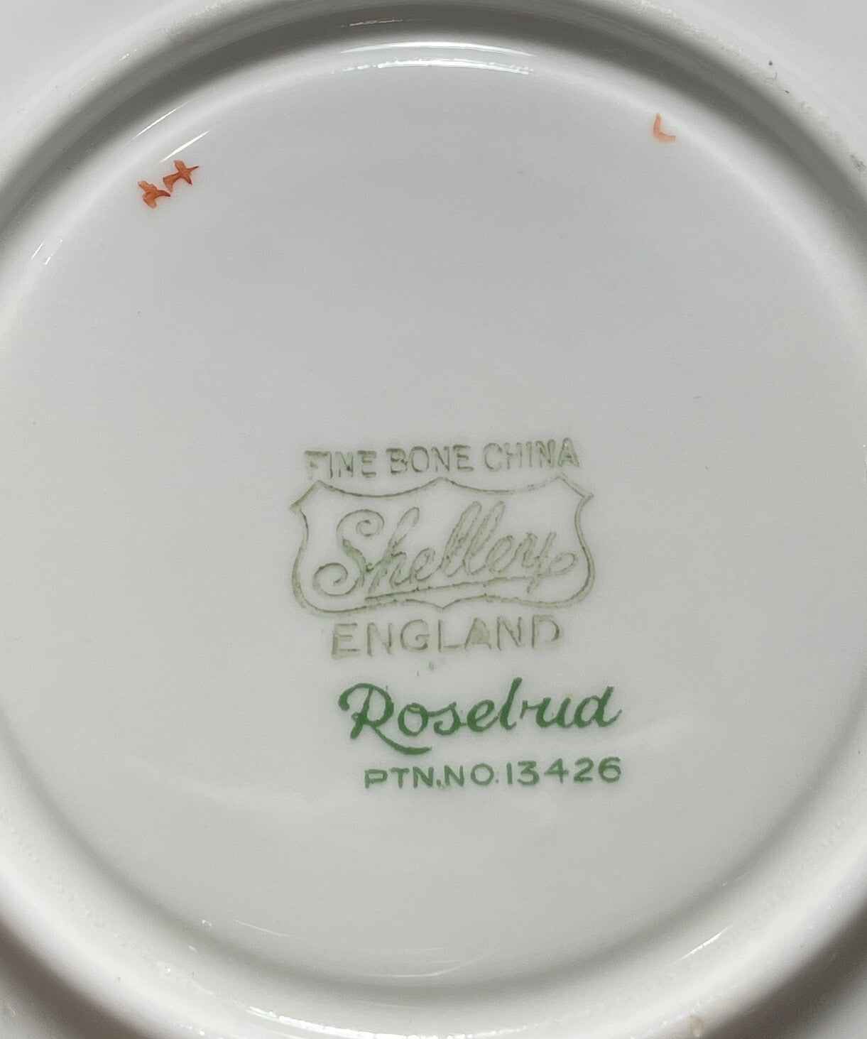 Shelley Rosebud Saucer 5 3/4"1