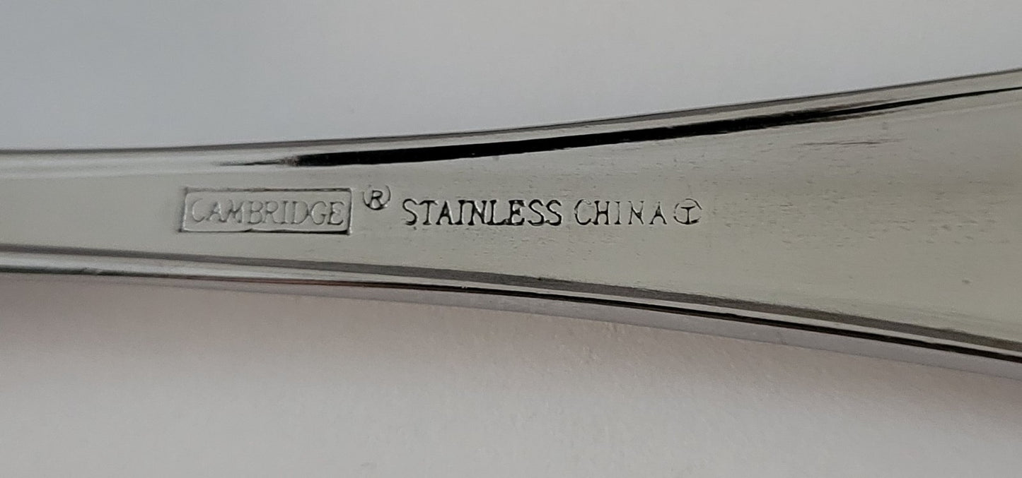 Cambridge Rooster Glossy Matte Fork 8 1/2" Stainless 18 0 Flatware2