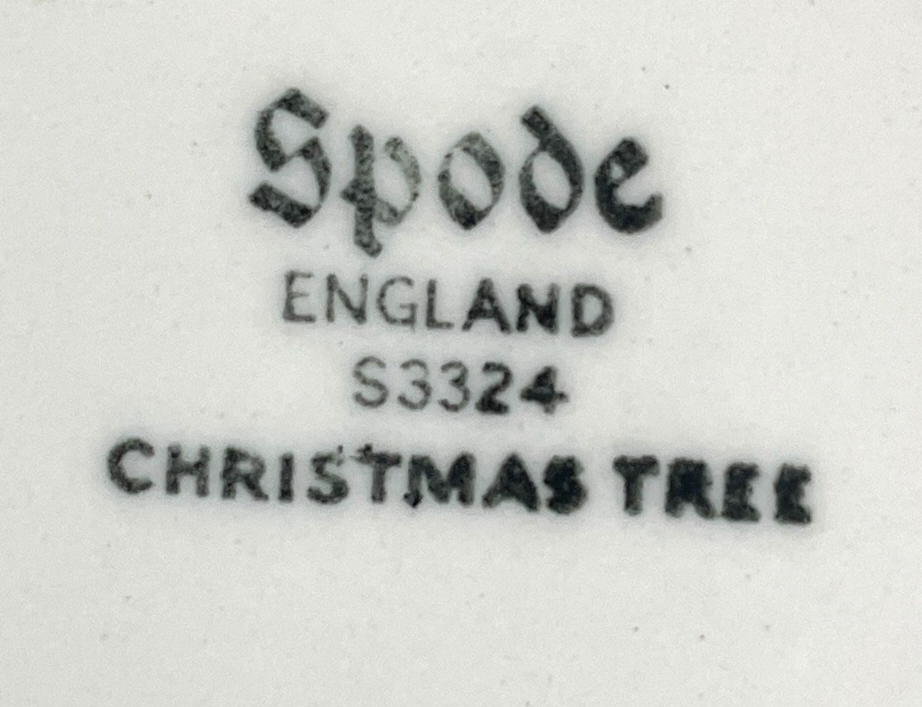 Spode Christmas Tree Jug 24 Ounce 4 1/2"2