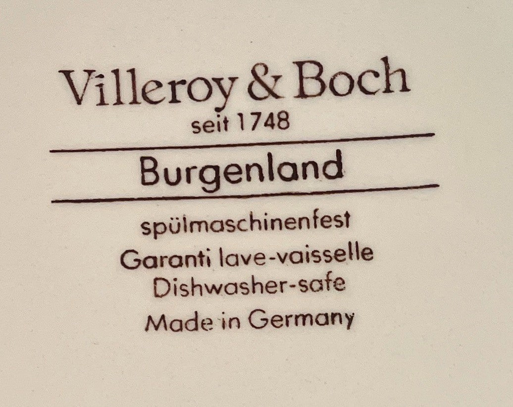 Villeroy and Boch Tureen & Lid Burgenland Blue3