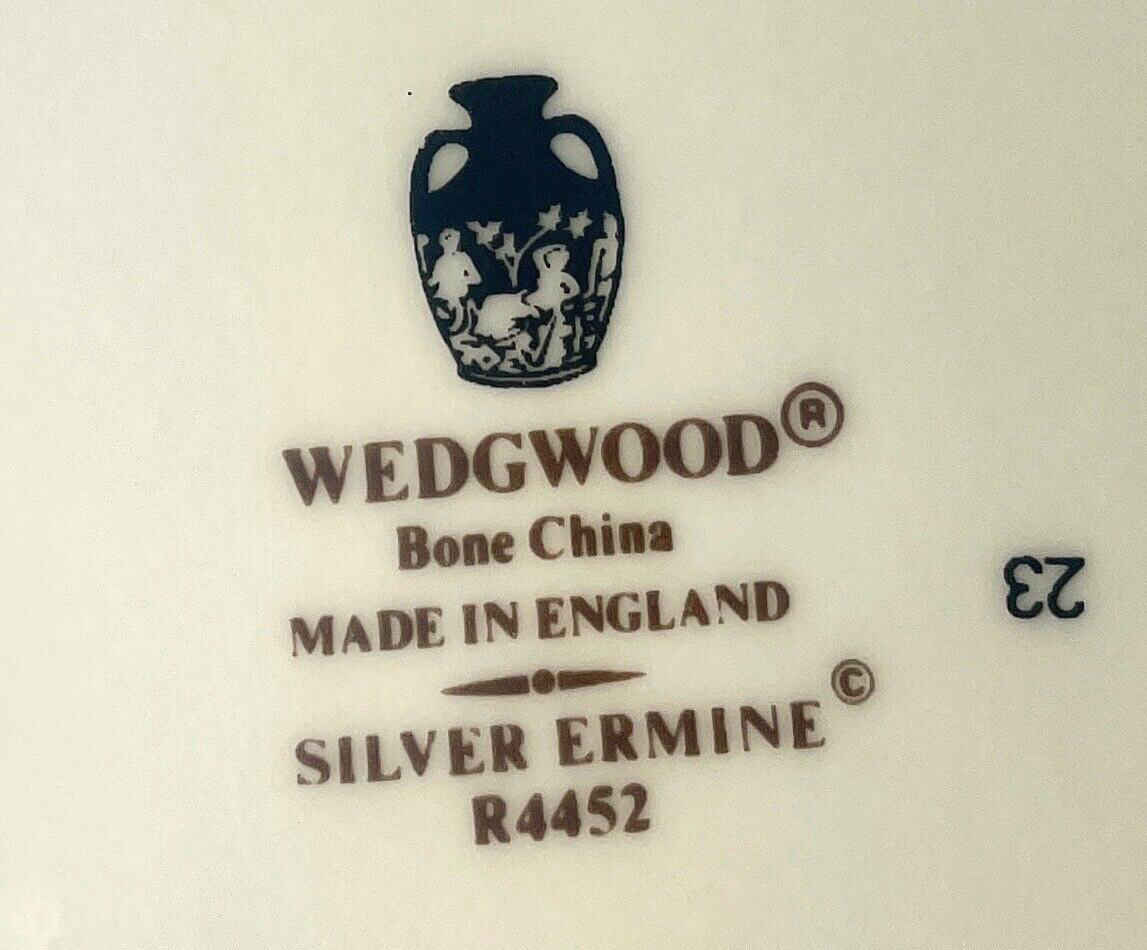 Wedgwood Silver Ermine Traditional Bread and Butter Plate 6"1