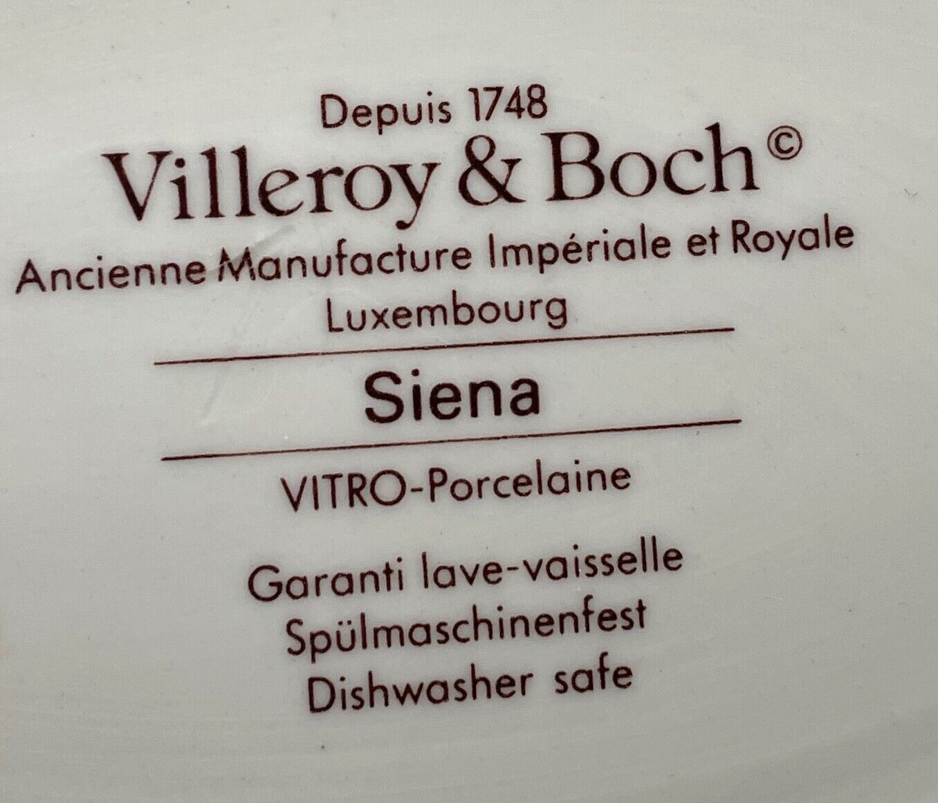 Villeroy & Boch Siena Gravy Boat with Attached Underplate1