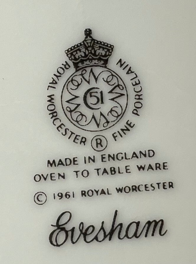 Royal Worcester Evesham Gold Mug 3 5/8" Ear Handle2