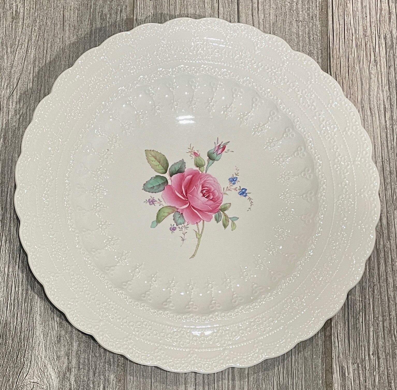 Spode Billingsley Rose Dinner Plate 10 5/8"0