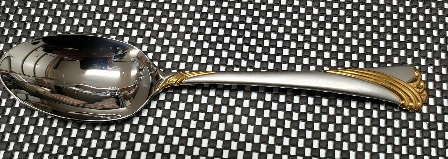 Lenox Kelly Frosted Gold Tablespoon 8 7/8" Stainless0