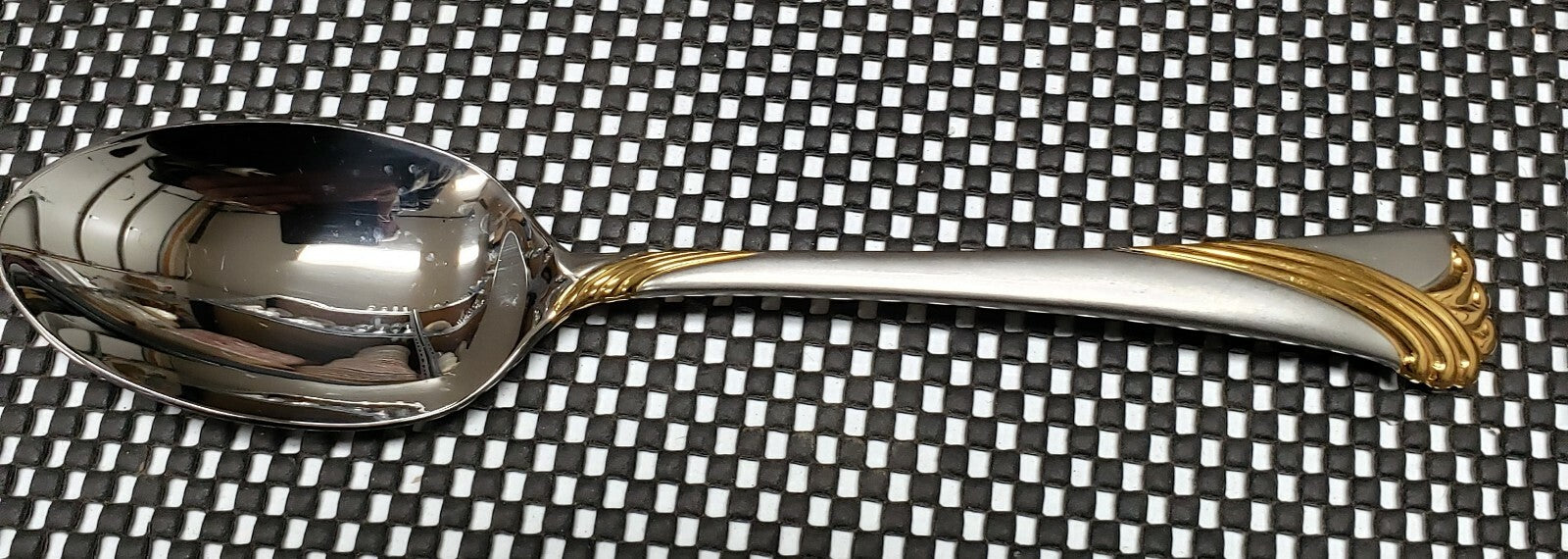 Lenox Kelly Frosted Gold Tablespoon 8 7/8" Stainless0