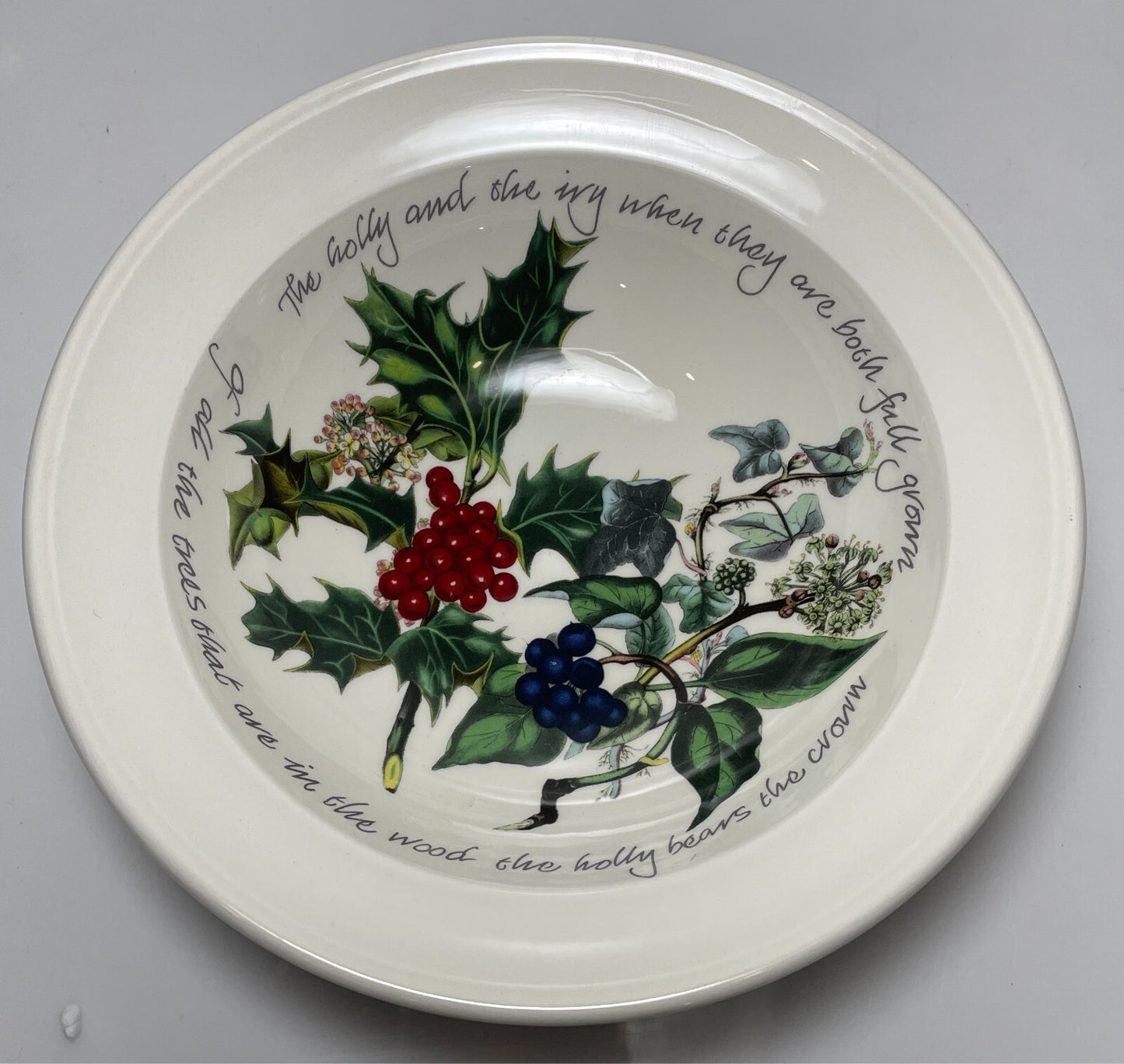 Portmeirion The Holly and The Ivy Oatmeal Bowl 6 3/4"0