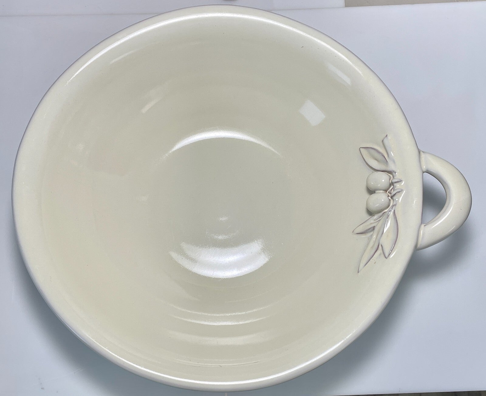 Williams Sonoma Olive Branch Bowl 13 1/8"1