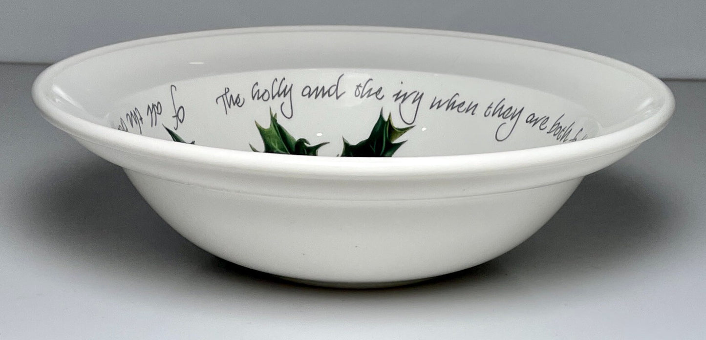 Portmeirion The Holly and The Ivy Oatmeal Bowl 6 3/4"1