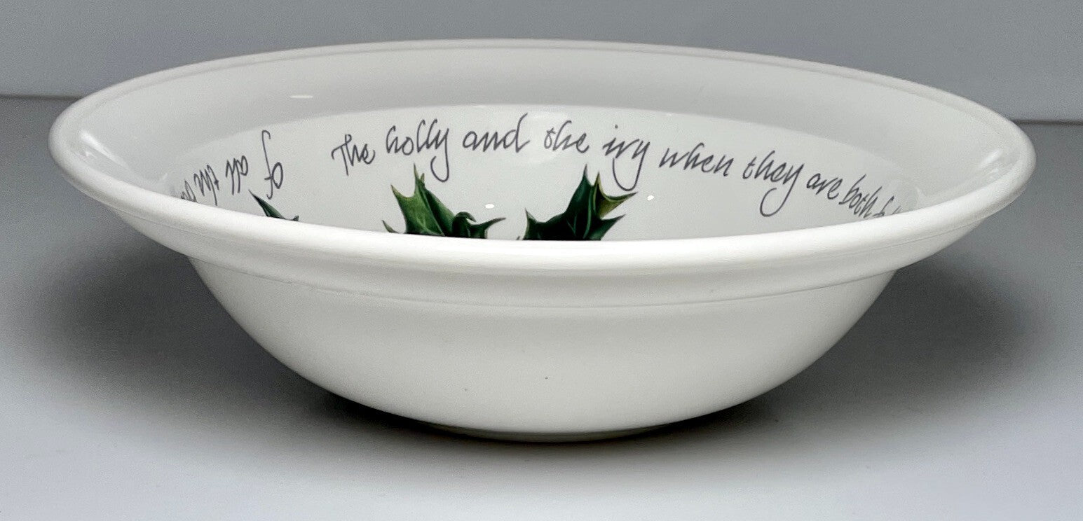 Portmeirion The Holly and The Ivy Oatmeal Bowl 6 3/4"1