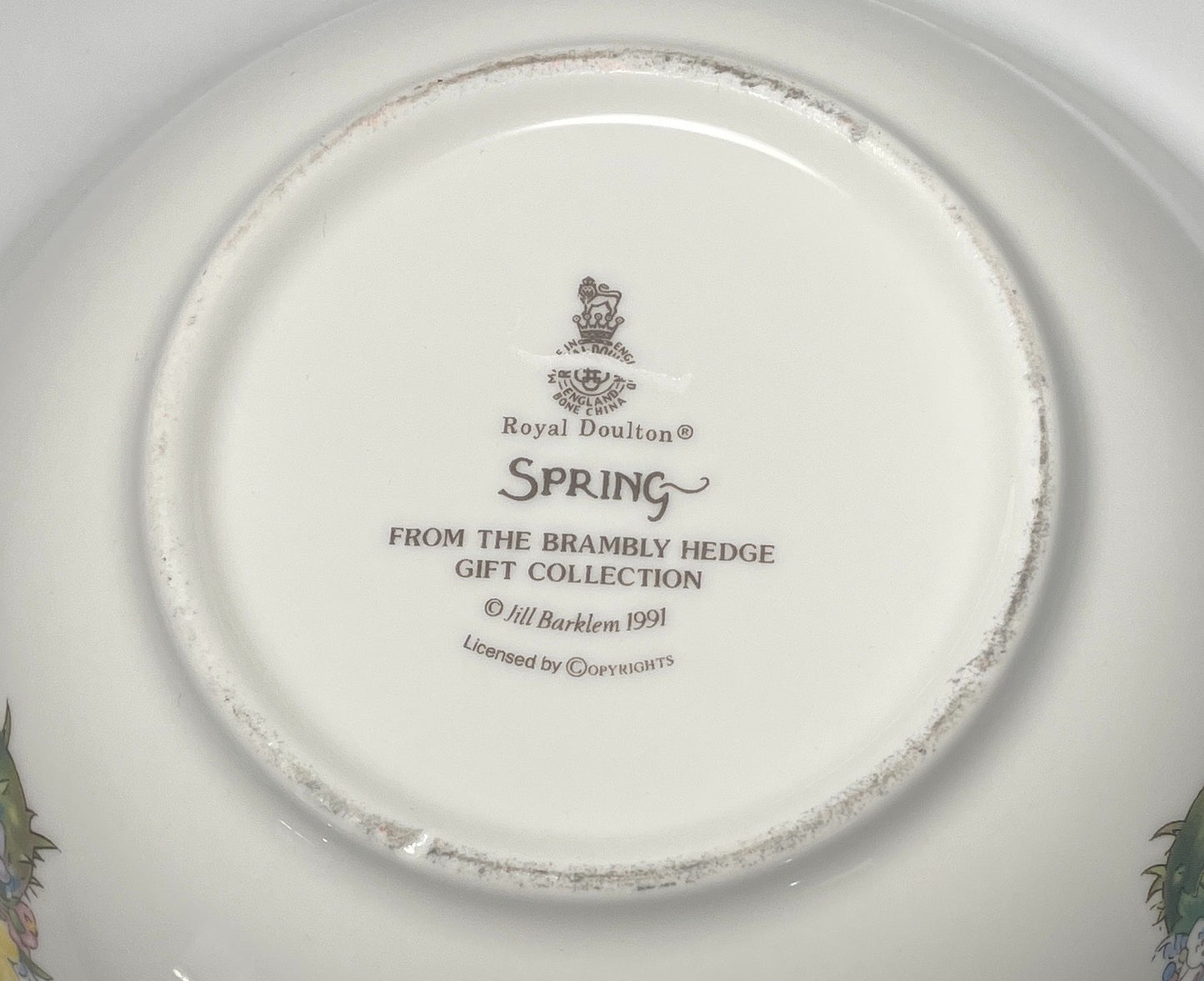 Royal Doulton Brambly Hedge Spring Coupe Cereal Bowl 6 1/4" Factory Second3