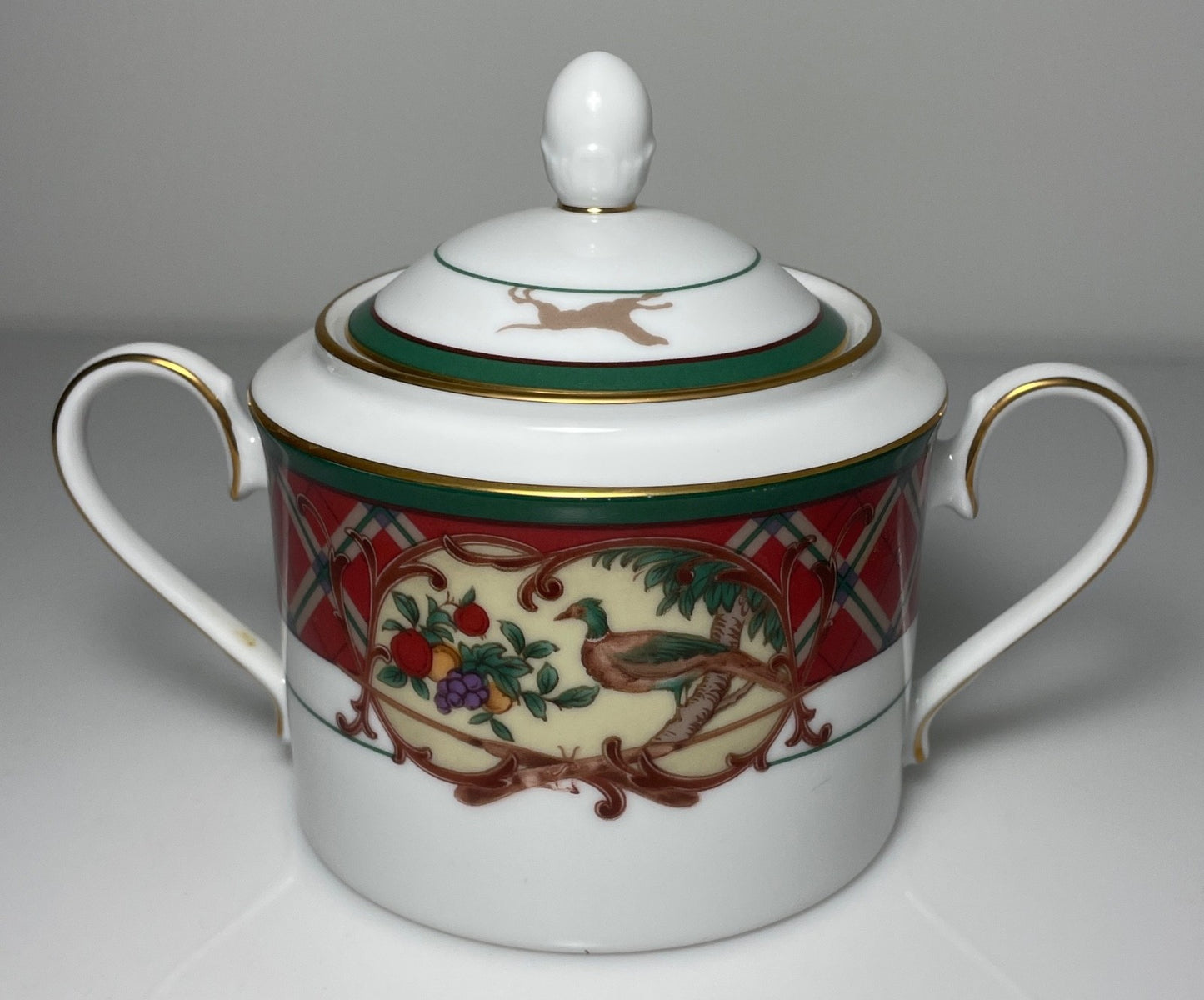 Noritake Royal Hunt Sugar Bowl and Lid 4 1/2"0