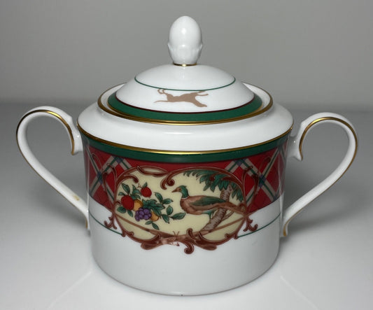 Noritake Royal Hunt Sugar Bowl and Lid 4 1/2"0