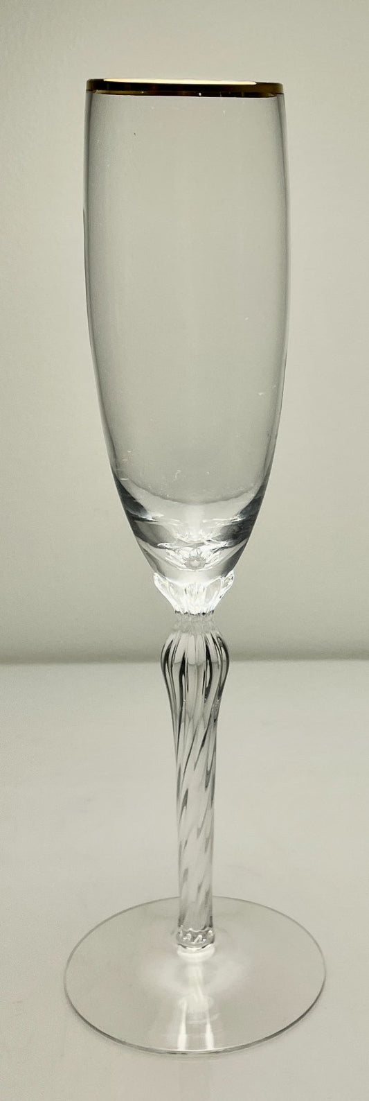 Lenox Monroe Gold Trim Champagne Flute 9 1/8"0
