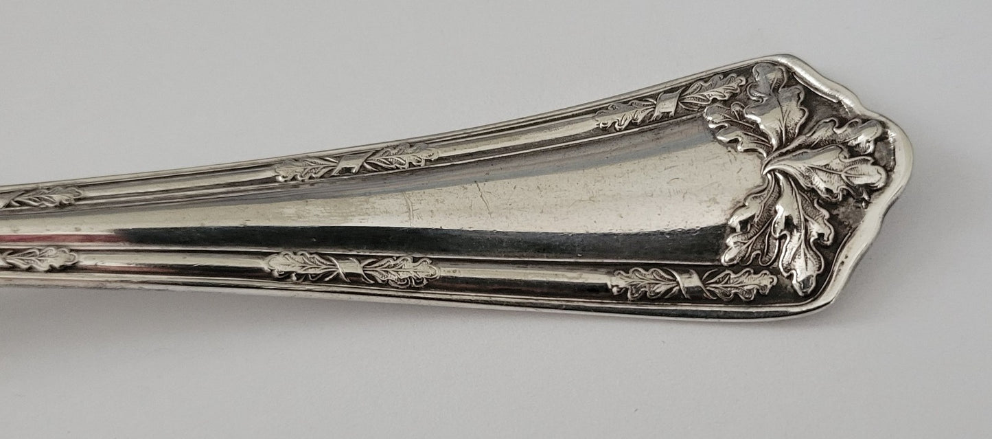 International Silver Fair Oak Cold Meat Fork 8 1/2" Silverplate Flatware1