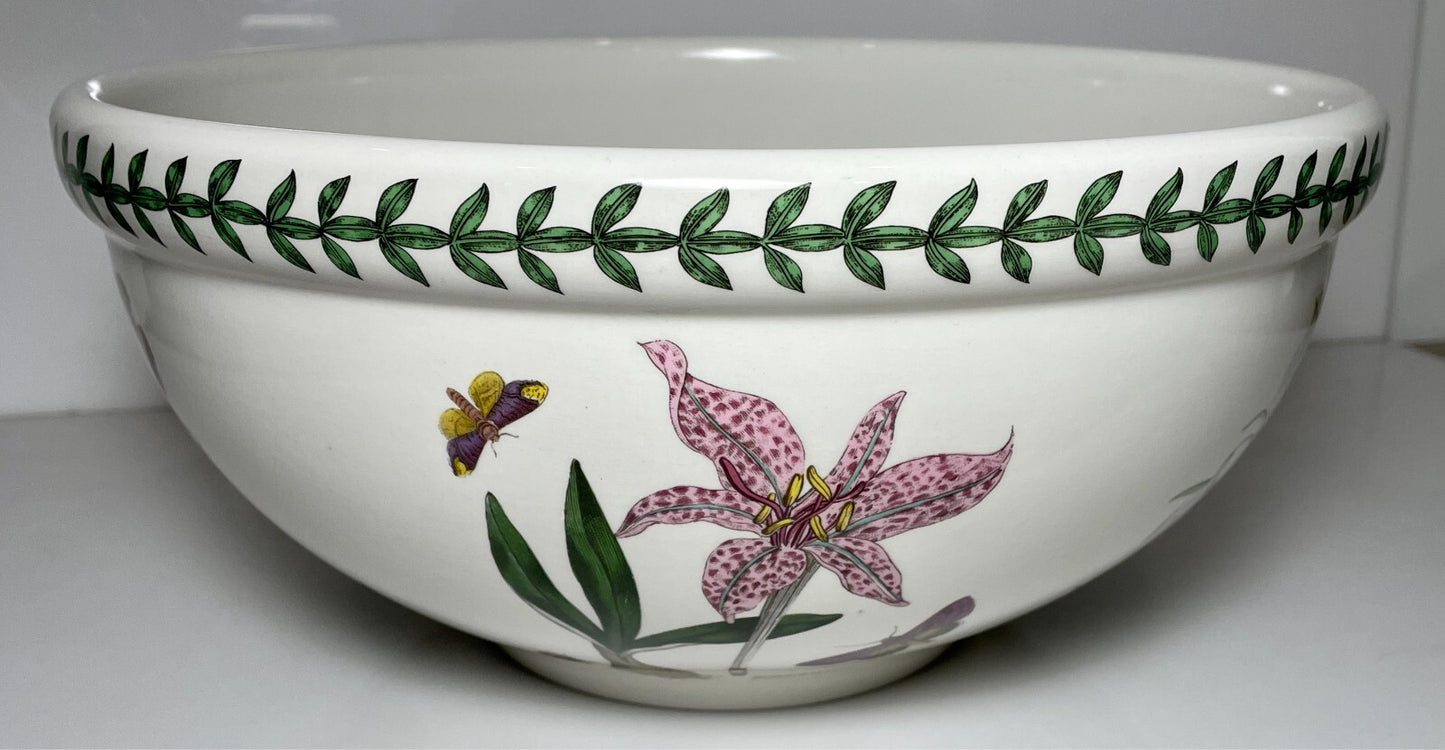 Portmeirion Botanic Garden Large Salad Serving Bowl 11"2