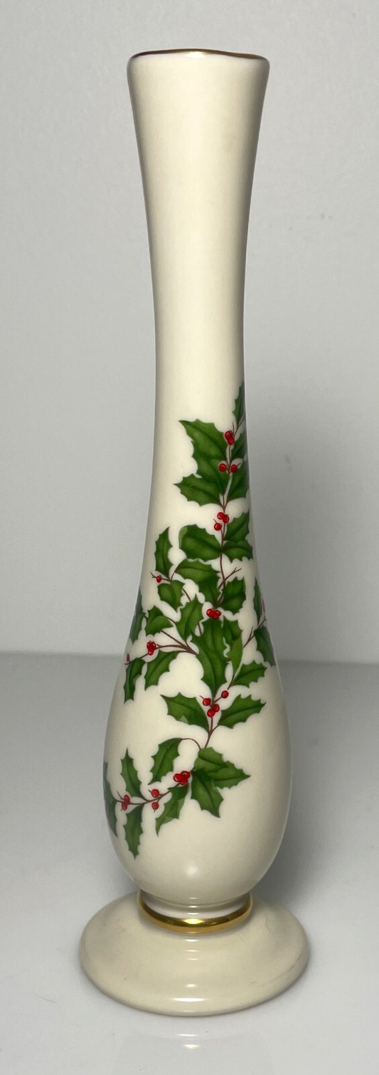 Lenox Holiday Dimension Bud Vase 7 3/8"0