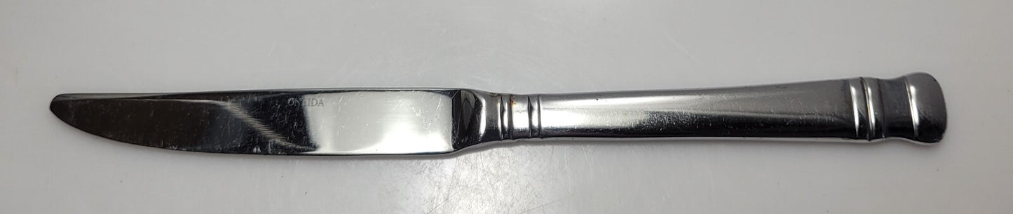 Oneida Chalcis Glossy Stainless 18 10 Knife 9 1/2"0