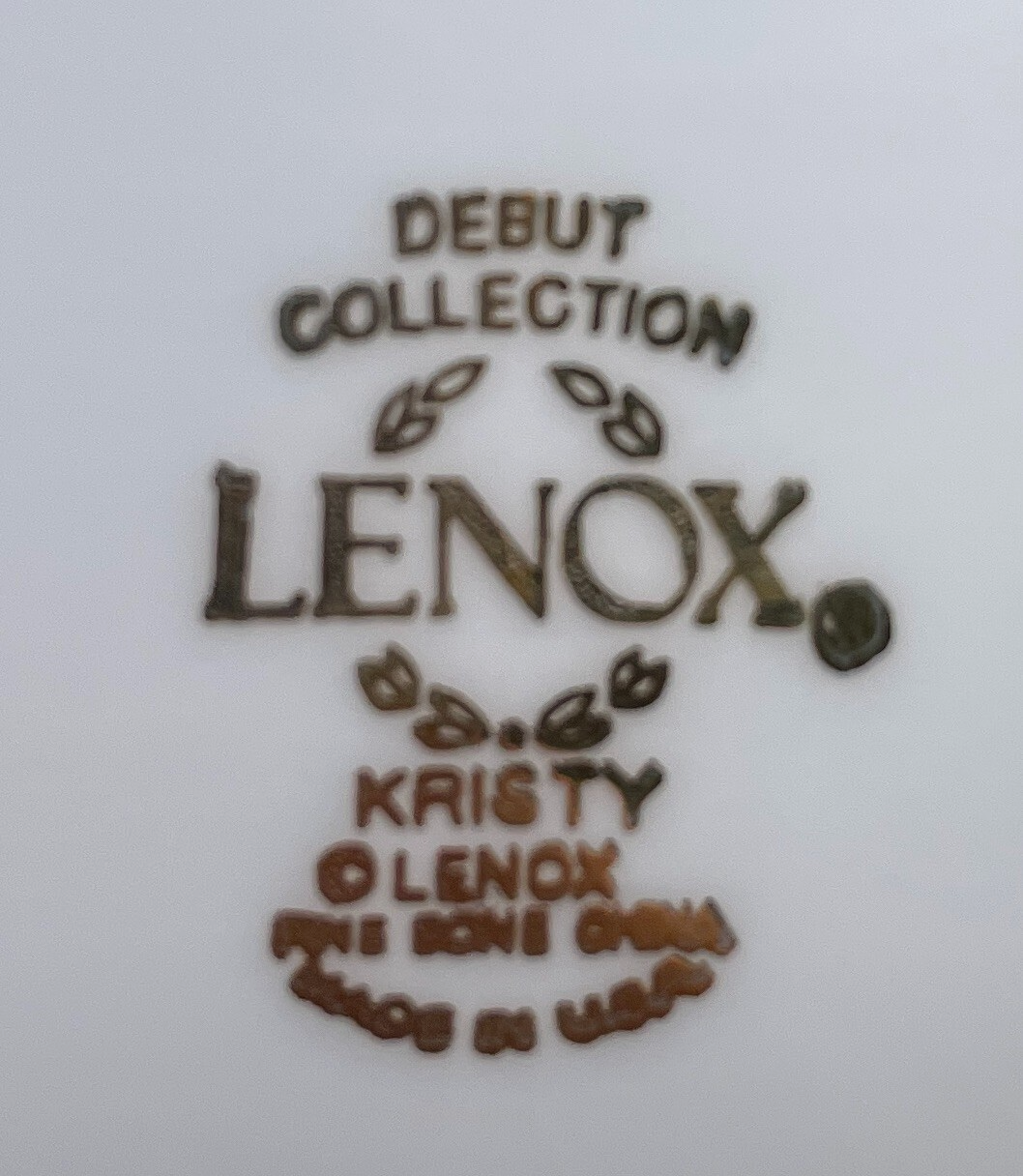 Lenox Kristy Oval Platter 13 1/4" Factory Second1