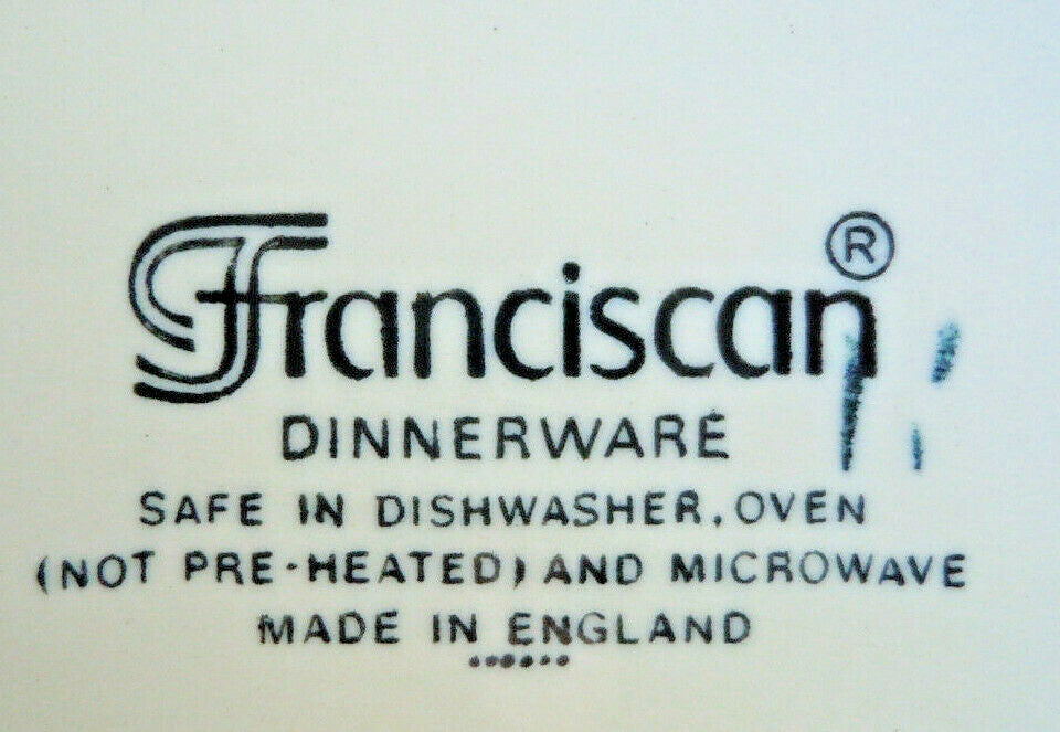 Franciscan Desert Rose Oval Serving Platter England Backstamp 14 1/2"1