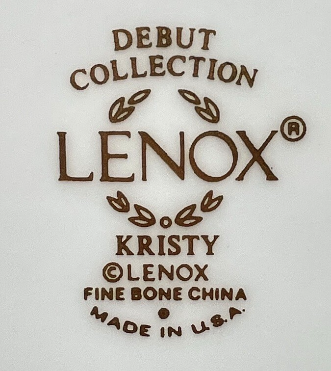 Lenox Kristy Bread and Butter Plate 6 1/2"1