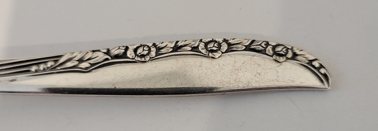 Oneida Brittany Rose Teaspoons Pack of 2 PCS Silverplate Silverware Flatware1