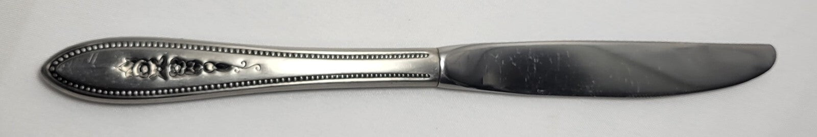 International Silver Brocade Stainless Knife Modern Hollow 9"0