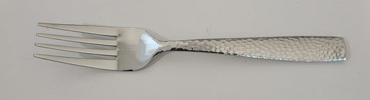 Oneida Illuma Salad Fork 7 1/8" China Stainless 18 8 Hammered Flatware0