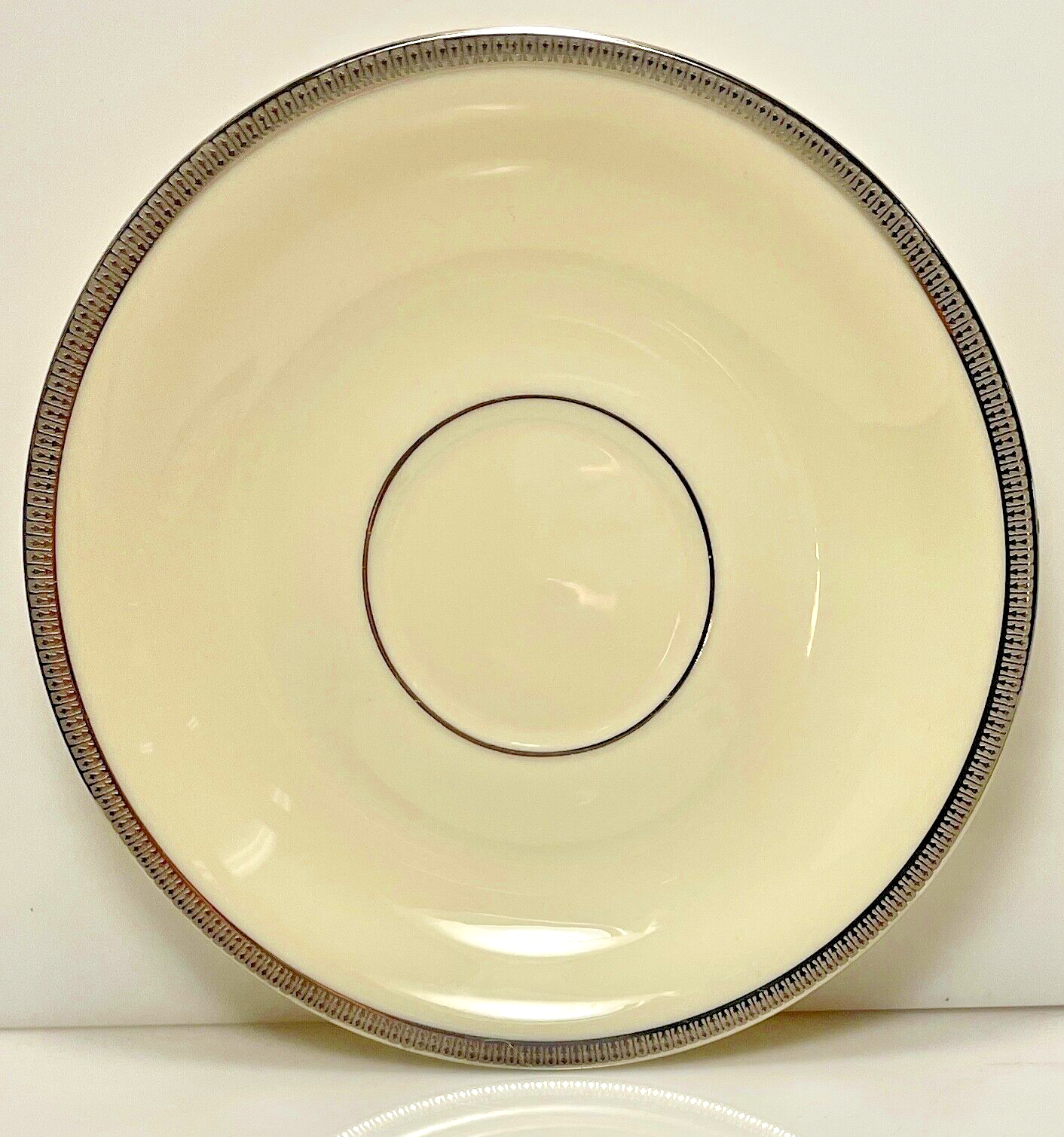 Lenox Tuxedo Platinum Saucer  5 3/4"0