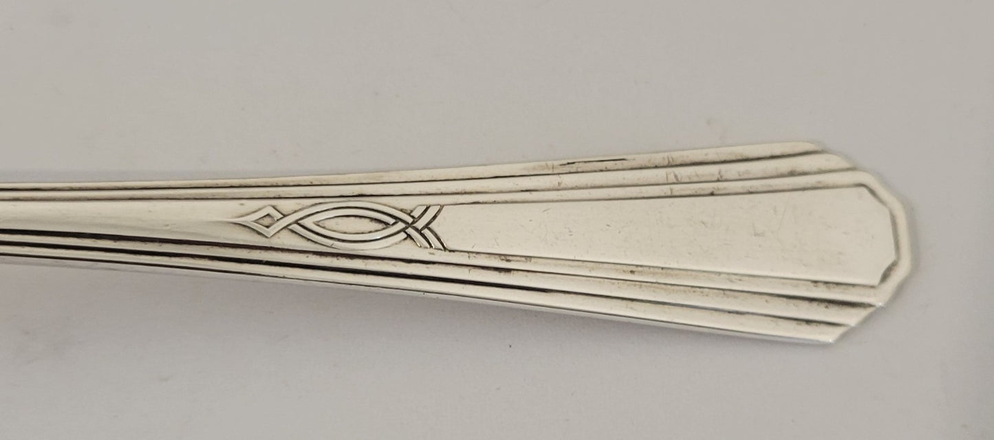 International Silver Paris Soup Spoon Gumbo 7"  Silverplate Flatware1