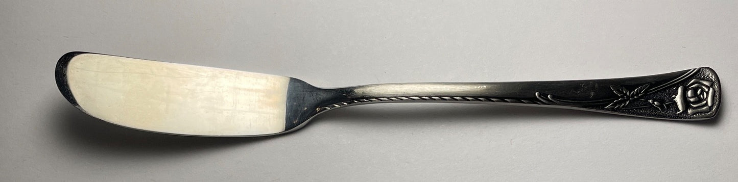 Noritake Rosetta Master Butter Knife 6 1/2" Stainless0
