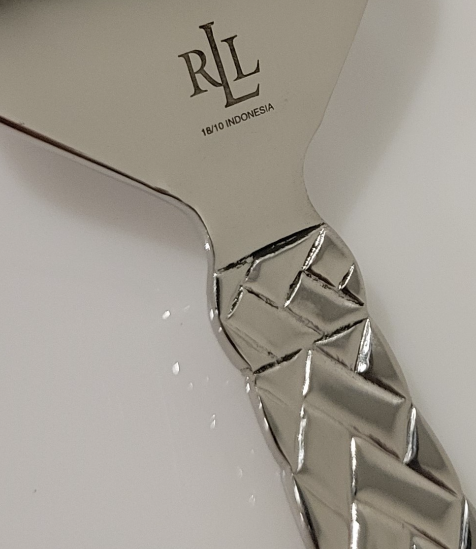 Ralph Lauren Equestrian Glossy Serving Set 4 Piece Stainless 18 10 Flatware3