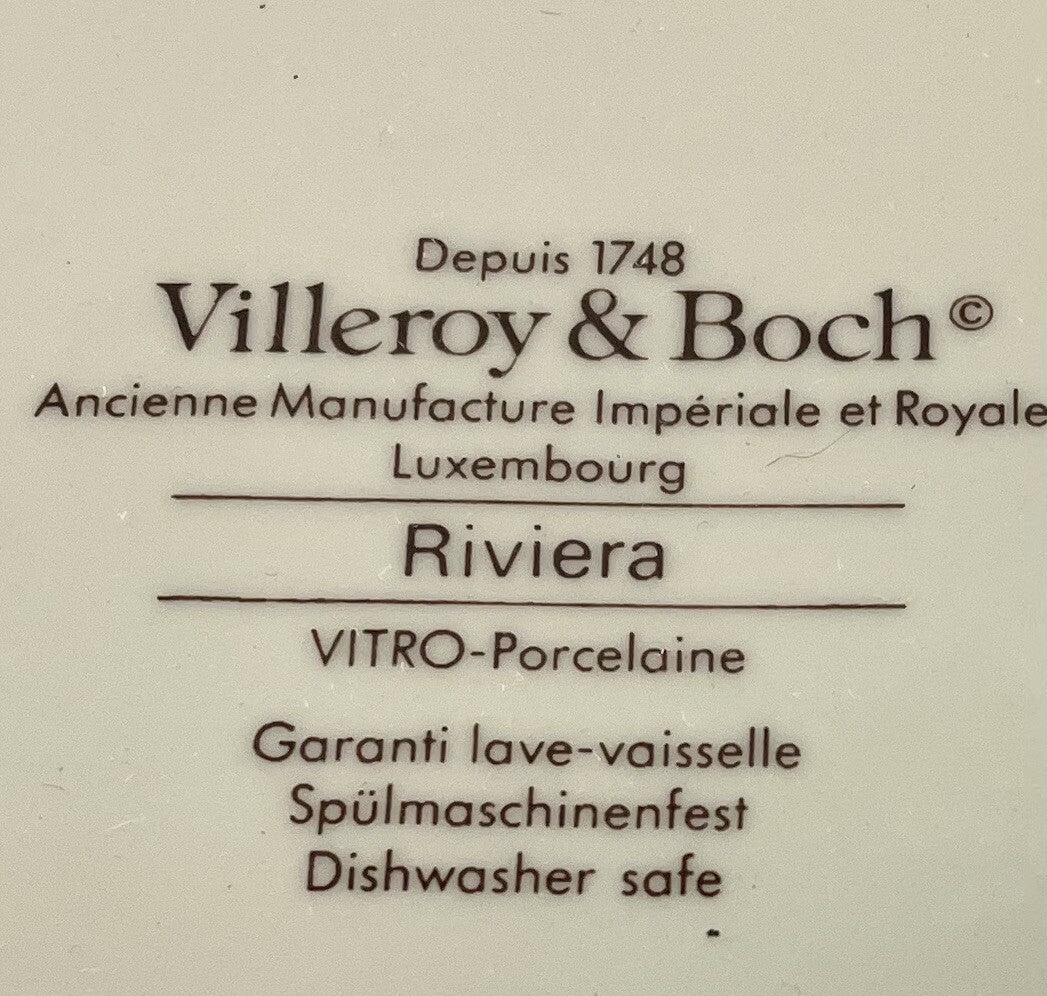 Villeroy Boch Riviera Oval Platter 17"1
