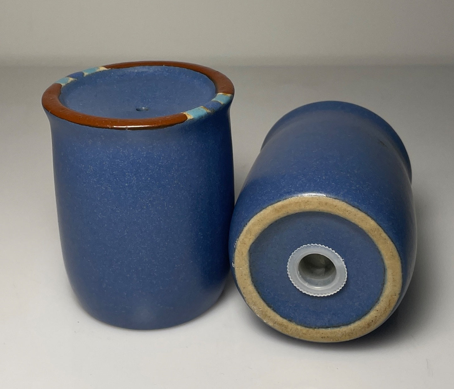 Dansk Mesa Sky Blue Salt and Pepper Set 2 5/8"2
