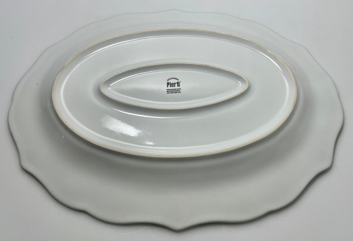 Pier 1 Sofie the Bunny Oval Platter 13 5/8" Rabbit Easter Spring4