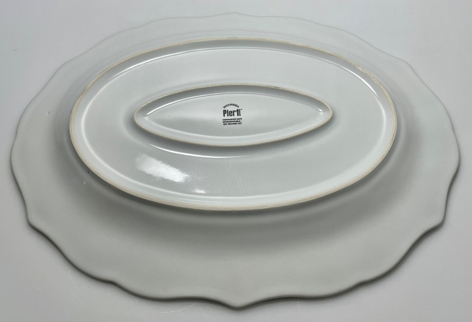 Pier 1 Sofie the Bunny Oval Platter 13 5/8" Rabbit Easter Spring4