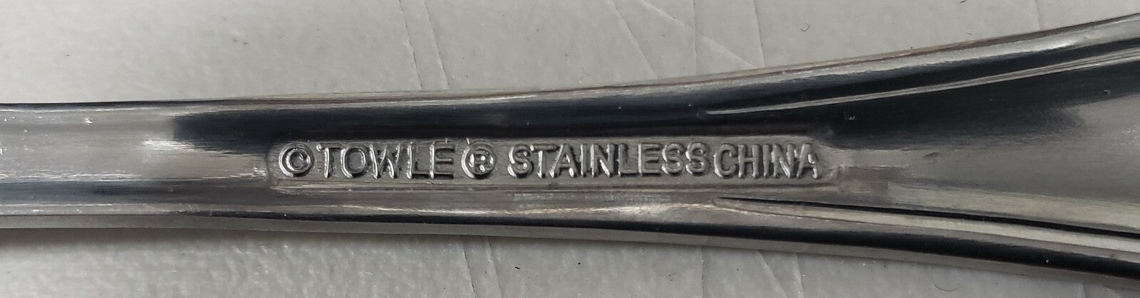Towle Tuscan Bead Stainless Knife Modern Solid 9 1/2"2