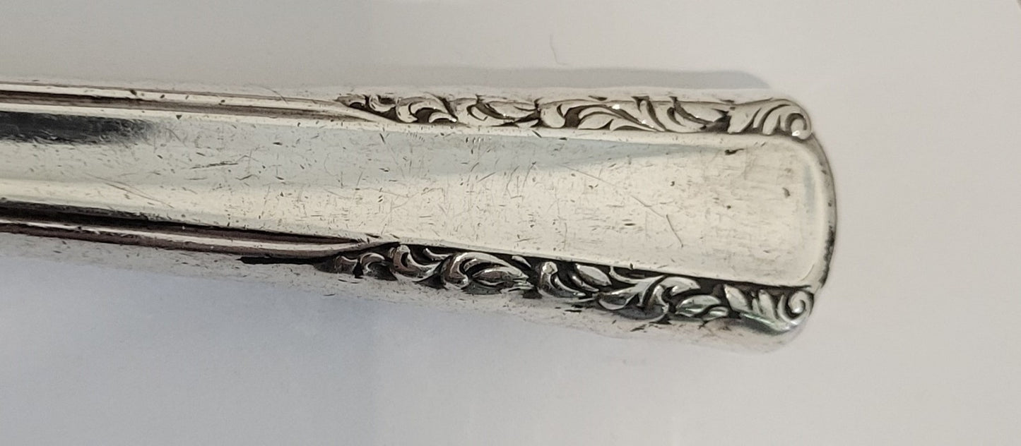 International Silver May Queen Pie Cake Server 10 1/2" Silveplate Flatware1
